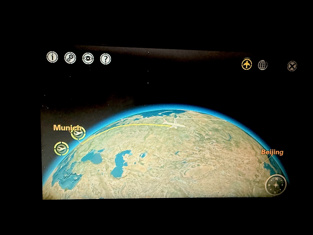 Flug München - Peking